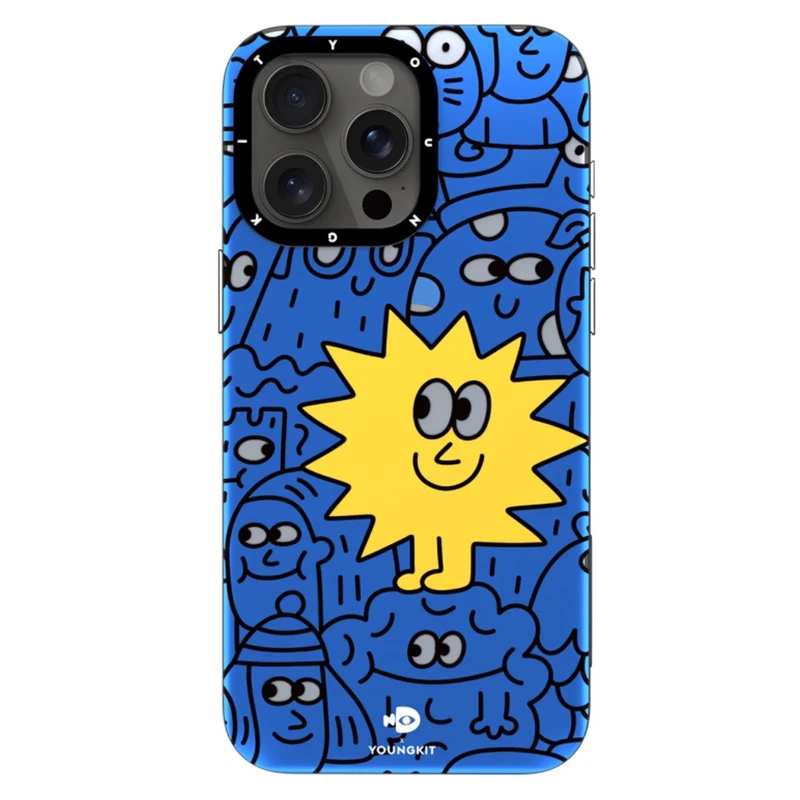 کاور یانگ کیت مدل Blue Nina Canvas مناسب برای گوشی موبایل اپل iphone 15promax