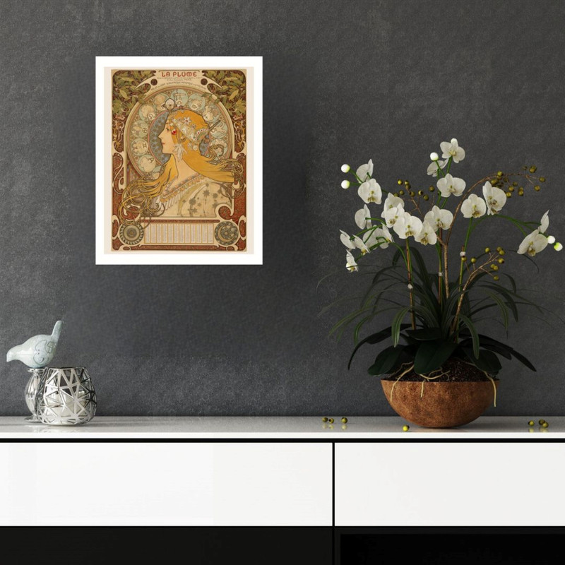 پوستر مدل  آلفونس موکا  