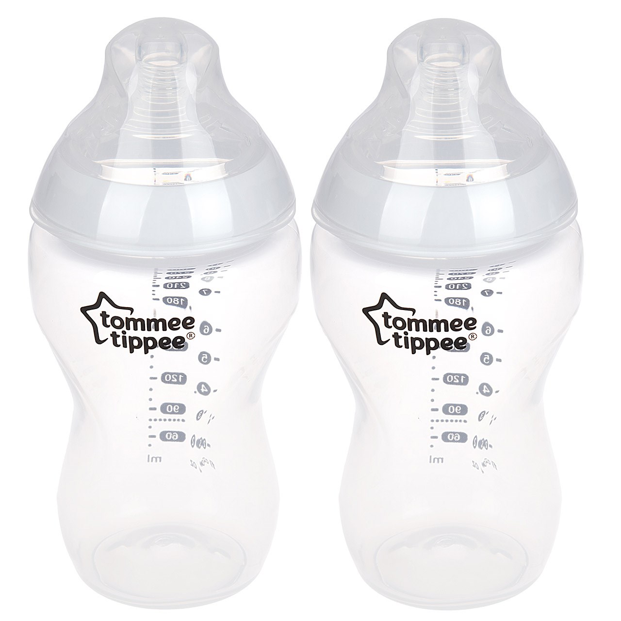شیشه شیر تامی تیپی مدل TT42262071 ظرفیت 340 میلی لیتر بسته 2 عددی