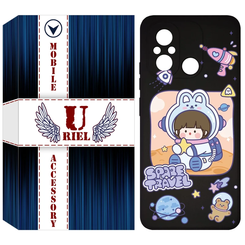 کاور یوریل مدل KSH کد 9 طرح دختر فضانورد مناسب برای گوشی موبایل شیائومی Redmi 12C