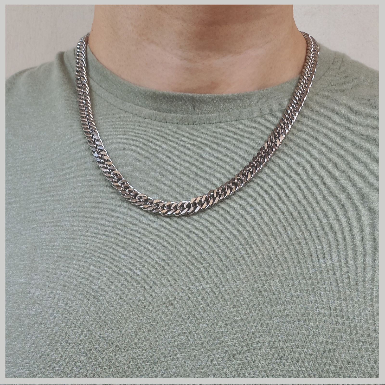 زنجیر مردانه مانچو مدل sf022 - - 5