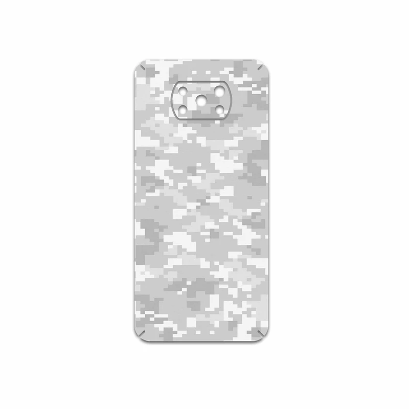 برچسب پوششی ماهوت مدل Army-Winter-Pixel مناسب برای گوشی موبایل شیائومی Poco X3 Pro