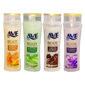 شامپو بدن اوه مدل لایه بردار مناسب برای انواع پوست وزن 380 گرم بسته 4 عددی