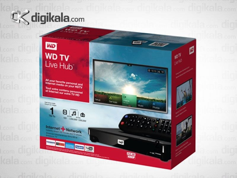 وسترن دیجیتال مدیا سنتر تی وی لایو هاب