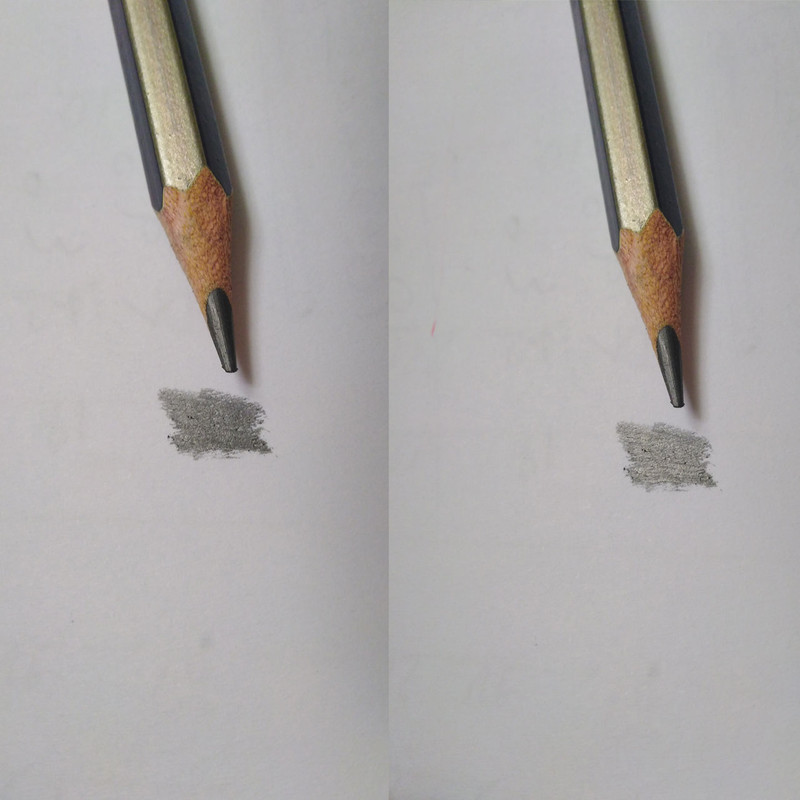مداد طراحی فابر کاستل مدل گولد فابر با درجه سختی نوک 2B