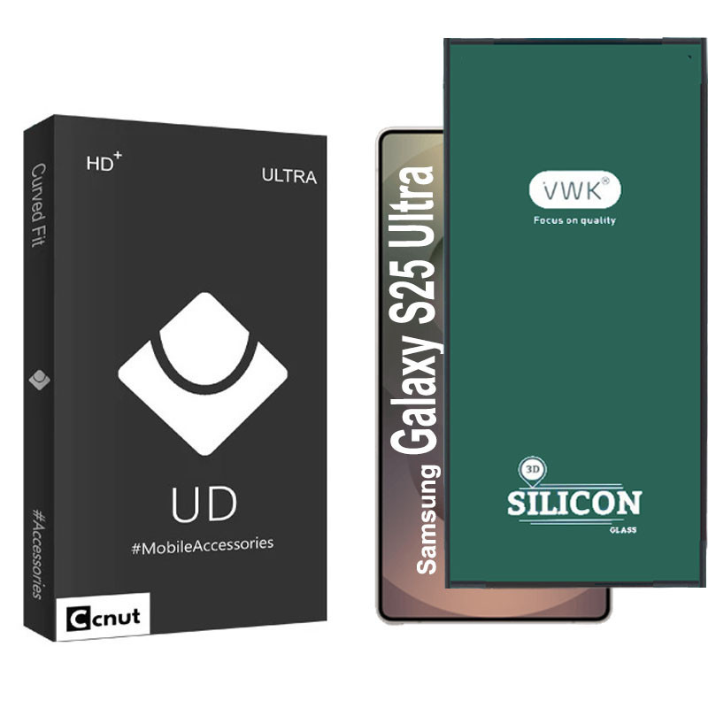 محافظ صفحه نمایش کوکونات مدل VWK-UDB مناسب برای گوشی موبایل سامسونگ Galaxy S25 Ultra