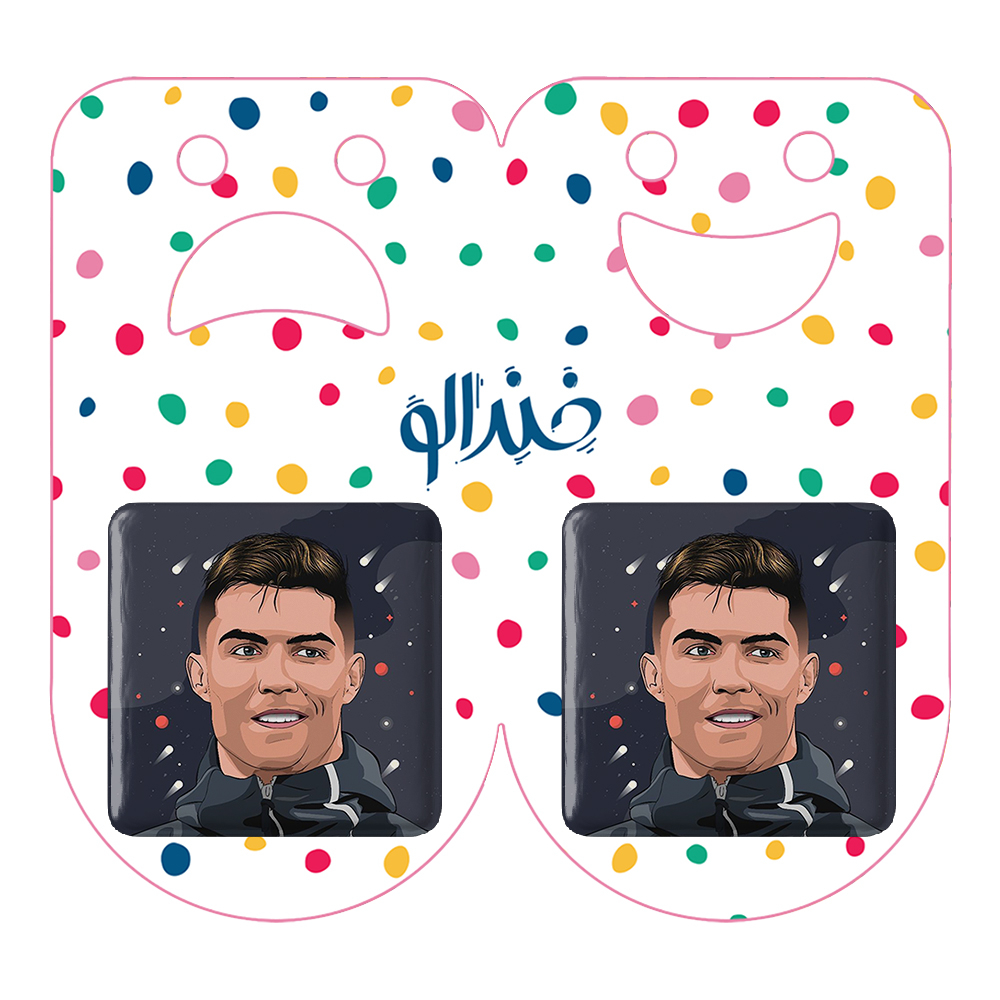 پیکسل خندالو مدل کریستیانو رونالدو کد 13924 به همراه مگنت