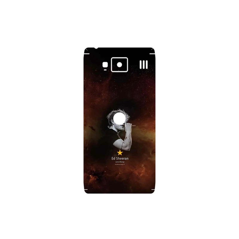 برچسب پوششی ماهوت مدل Ed Sheeran مناسب برای گوشی موبایل موتورولا Droid Razr HD