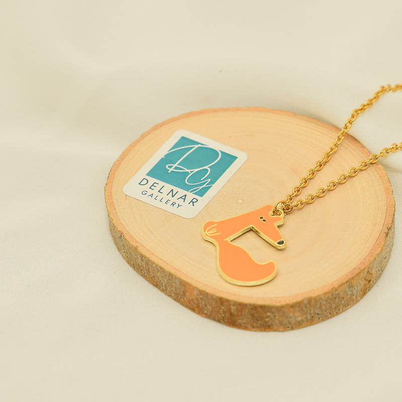 گردنبند دخترانه دلنار گالری مدل روباه شازده کوچولو