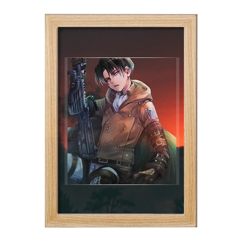 تابلو خندالو مدل لیوای انیمه اتک آن تایتان Attack on Titan  کد 18581