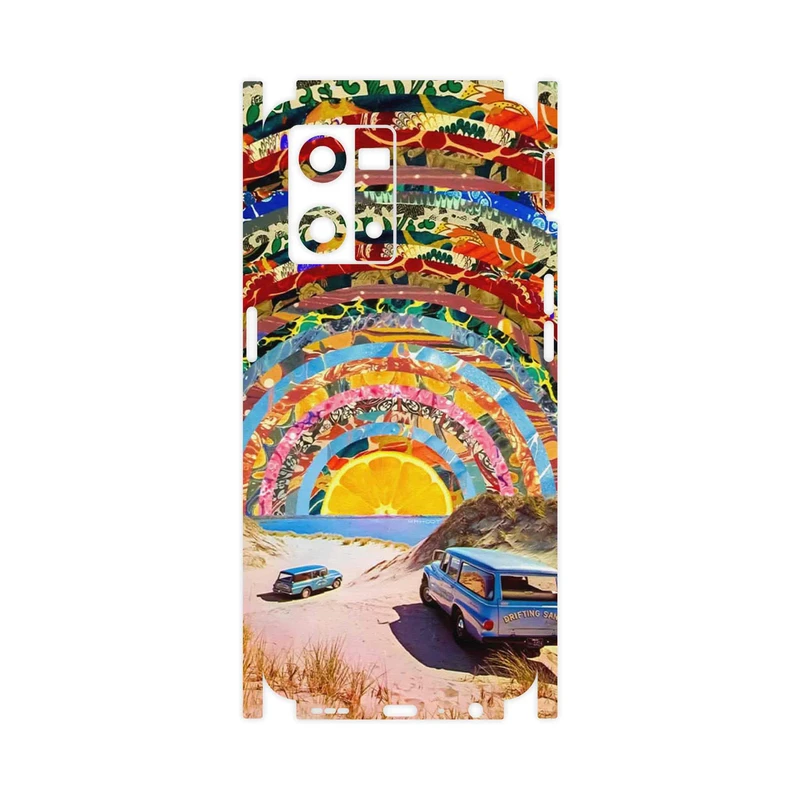 برچسب پوششی ماهوت مدل Collage of Orange Sky-FullSkin مناسب برای گوشی موبایل اپو Reno 8 4G