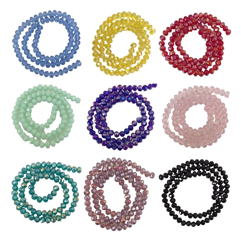 مهره دستبند مدل کریستال کد 291 مجموعه 850 عددی