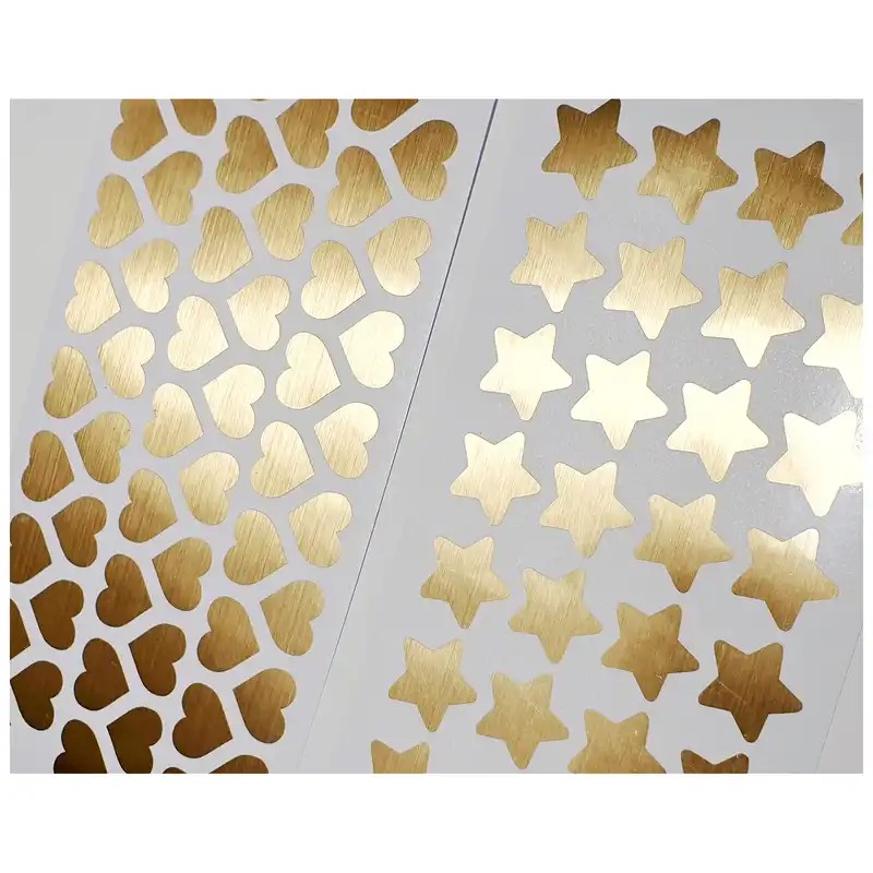 برچسب مدل قلب و ستاره بسته 2 عددی