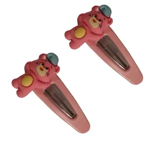 گیره مو دخترانه مدل خرسی بسته 2 عددی