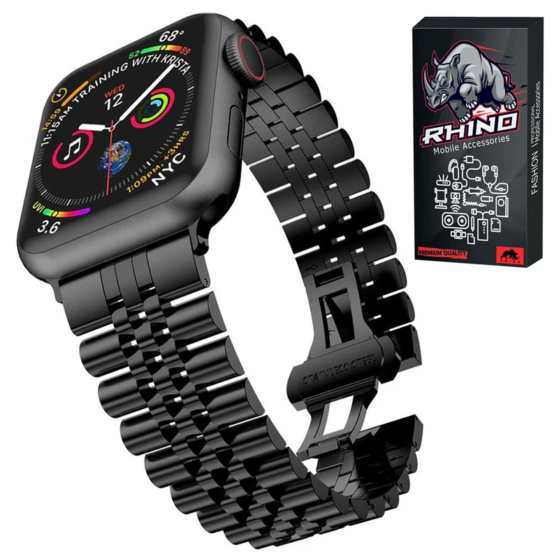 بند راینو مدل R-5Bead مناسب برای اپل واچ سری 6 42 / 44 میلی متری