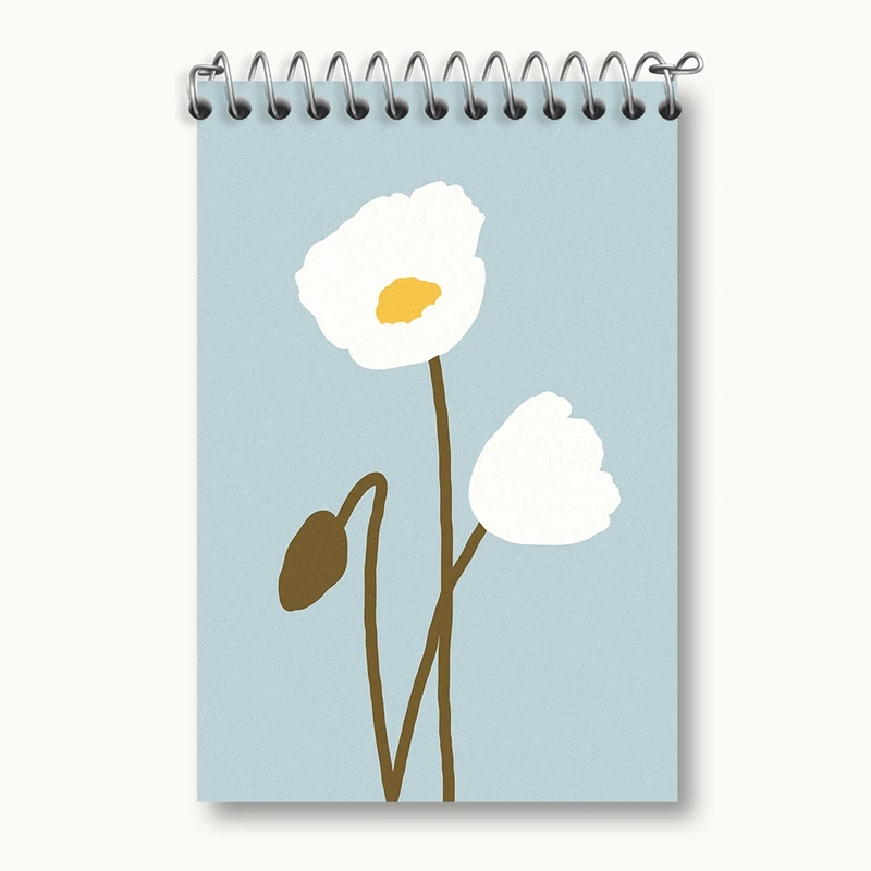 دفتر یادداشت 50 برگ خندالو مدل گل کد F1546