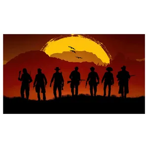 فرش پارچه‌ای مدل فرشینه طرح رد دد ردمپشن 2 کد AR3059174