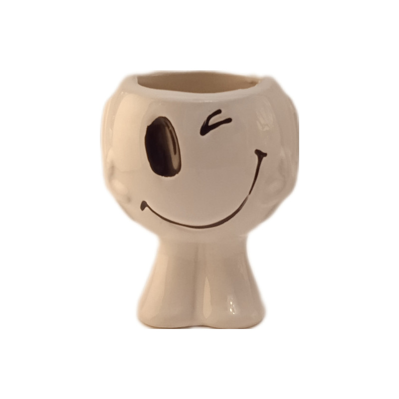 گلدان مدل فانتزی طرح ادمک چشمک زن کد 13