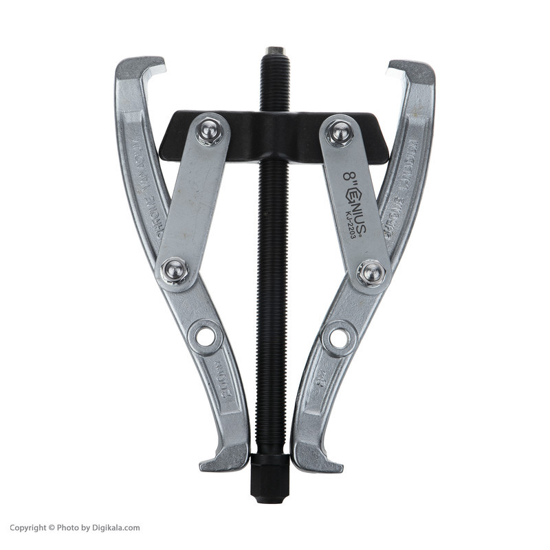 پولی کش جنیوس تولز مدل دو شاخ کد KJ-2203 سایز 8 اینچ