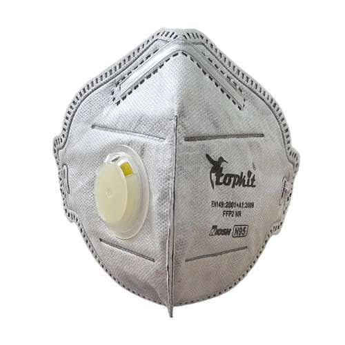 ماسک تنفسی مدل تاپ کیت N95 سوپاپدار بسته 12 عددی