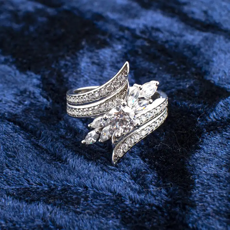 انگشتر نقره زنانه آمیتیس مدل AMT_R096