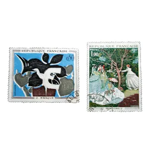 تمبر یادگاری مدل هنری کد h-692 مجموعه 2 عددی