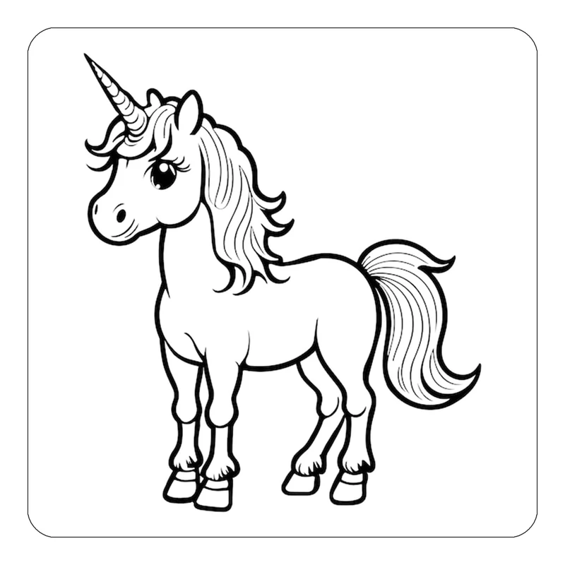 مگنت کاکتی طرح اسب تک شاخ و یونیکورن مدل mp31675