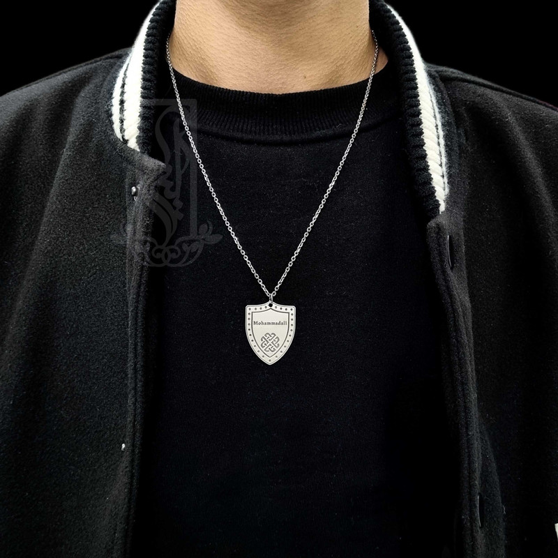 گردنبند نقره مردانه لیردا مدل اسم محمدمهدی 72502 گردنبند نقره مردانه لیردا مدل اسم محمدمهدی 72502