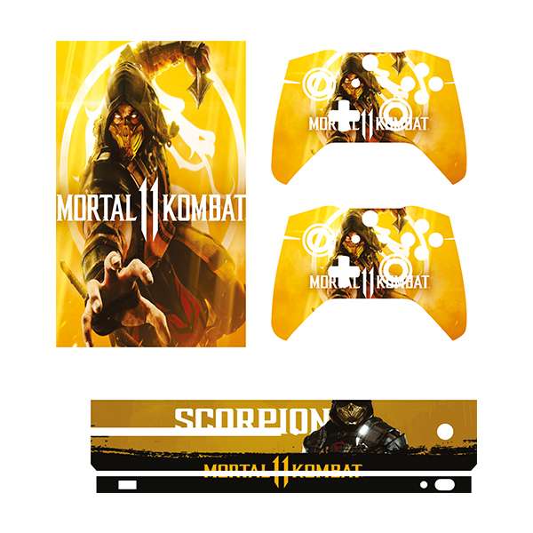  برچسب Xbox one s توییجین وموییجین مدل Scorpion 02 مجموعه 5 عددی