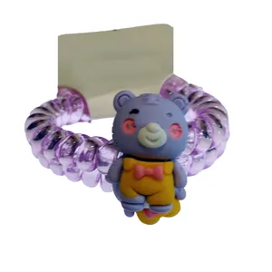 کش مو دخترانه مدل فنری کد MA-0051 بسته 2 عددی