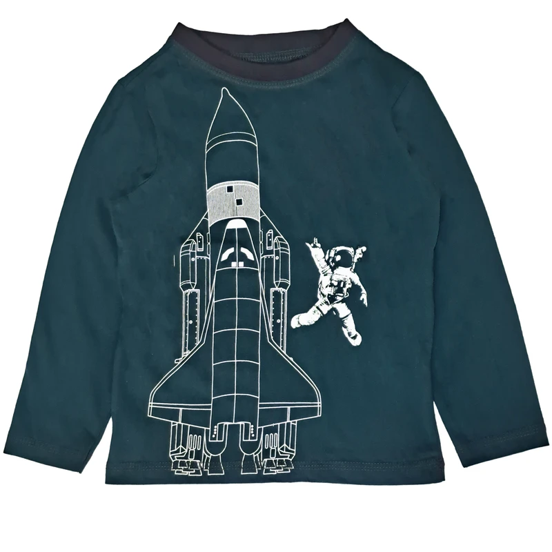  تی شرت آستین بلند پسرانه اینکس تنسو مدل موشک