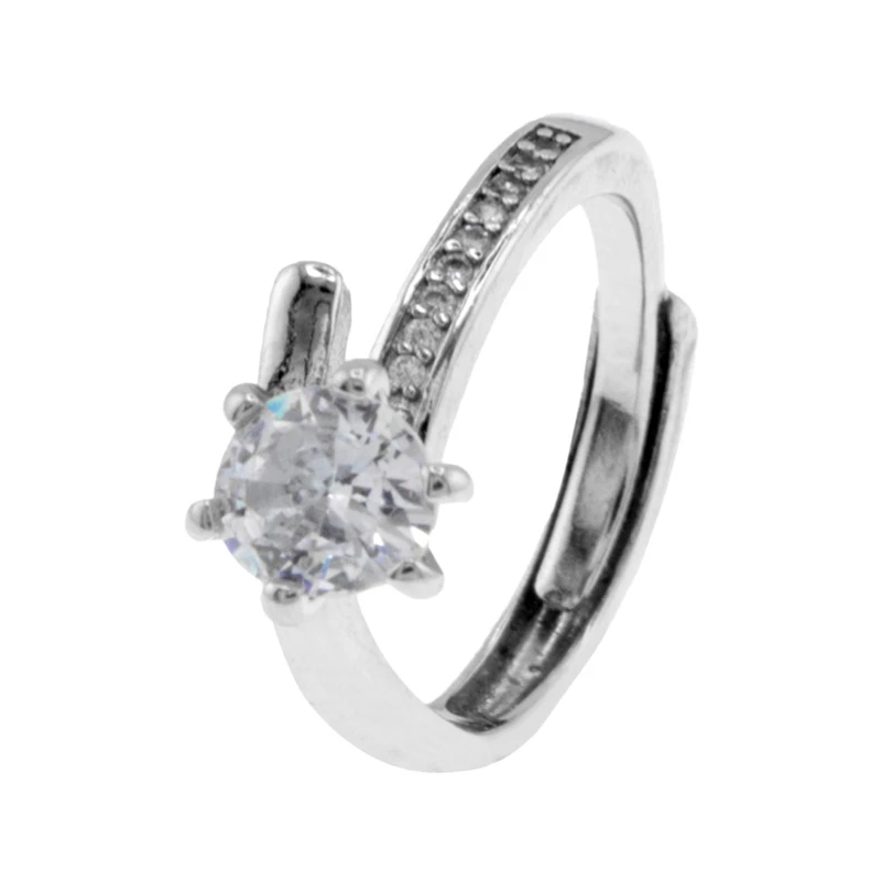 انگشتر زنانه برانت طرح نگین دار