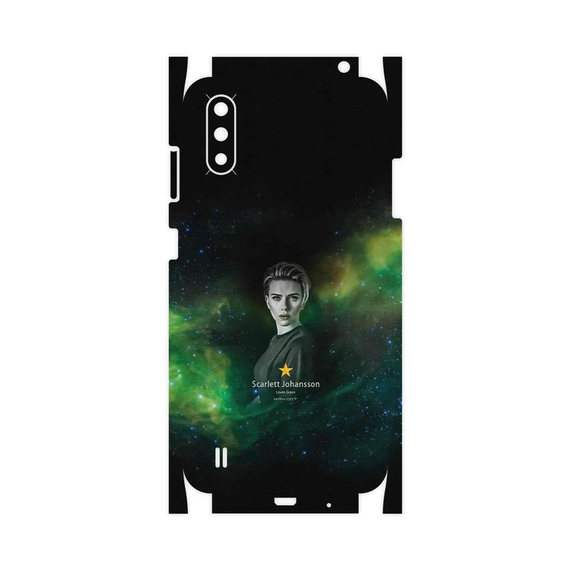 برچسب پوششی ماهوت مدل Scarlett Johansson-FullSkin مناسب برای گوشی موبایل سامسونگ Galaxy A01