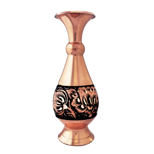  گلدان مسی مدل الماس تراش کد ja1601