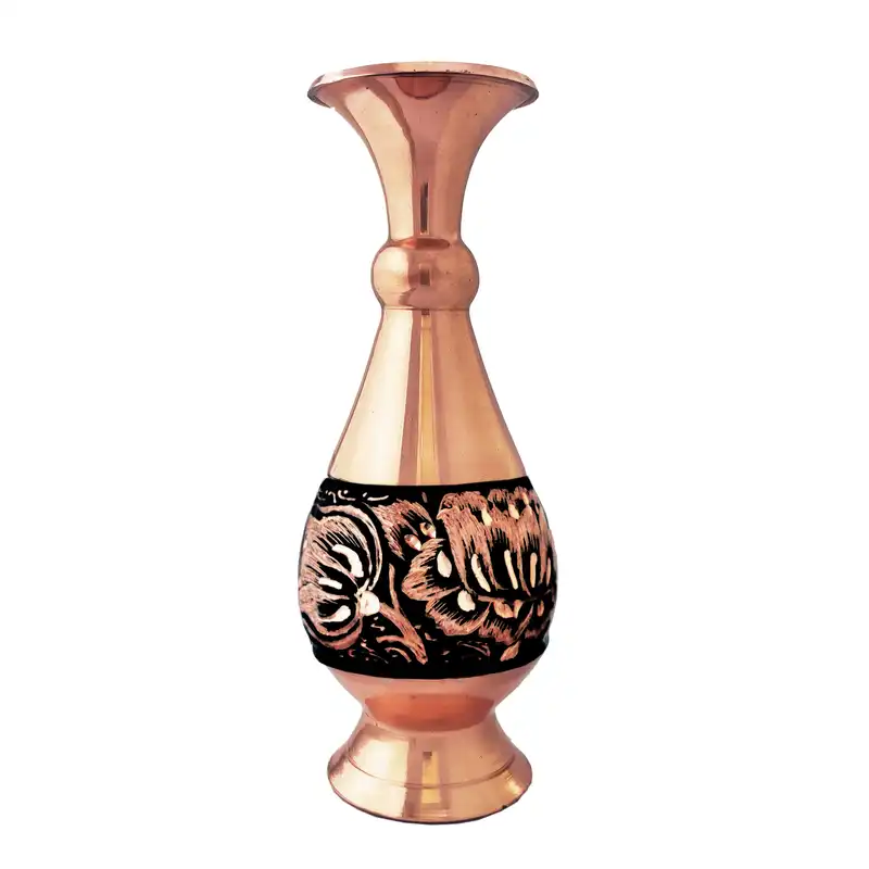 گلدان مسی مدل الماس تراش کد ja1601