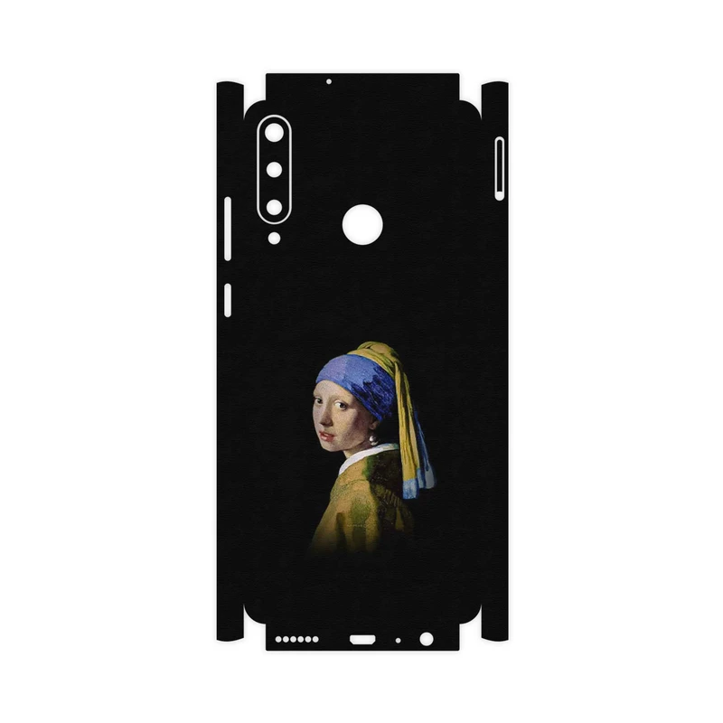 برچسب پوششی ماهوت مدل Girl with a Pearl Earring of Vermeer-FullSkin مناسب برای گوشی موبایل هوآوی Y6p