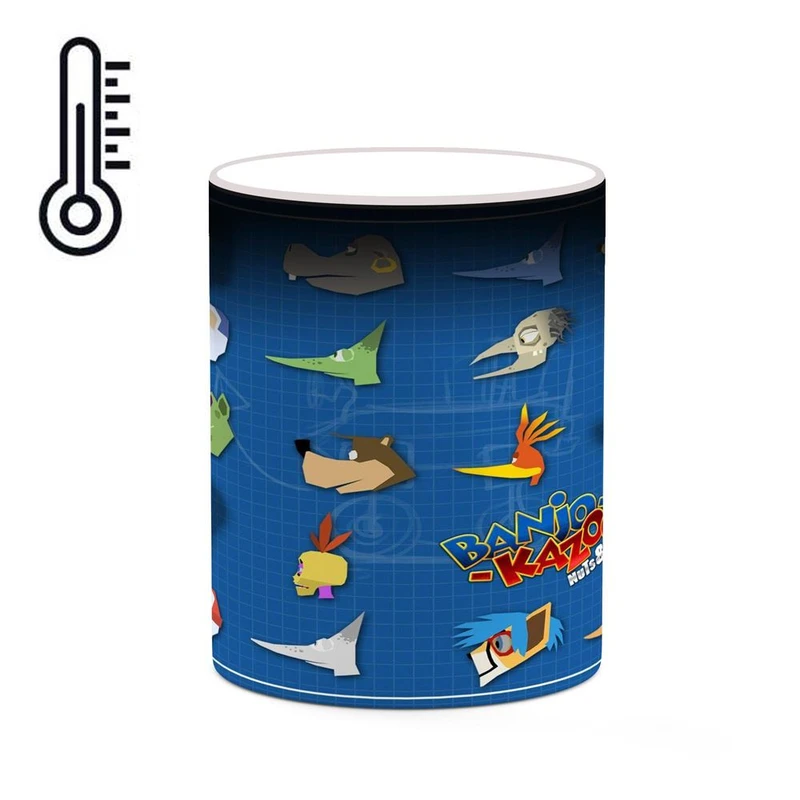 ماگ حرارتی کاکتی مدل بازی Banjo-Kazooie کد mgh27572