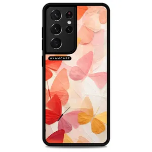 AKAM AMC-WSGS21U-BUTTERFLY-15 Cover For Samsung Galaxy S21 Ultra