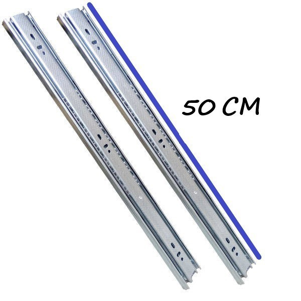 ریل کشو مدل سه تیکه کد 50 مجموعه 2 عددی ریل کشو مدل سه تیکه کد 50 مجموعه 2 عددی