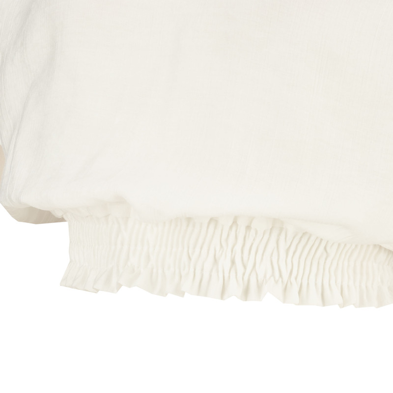 بلوز آستین کوتاه زنانه سرژه مدل 204592 رنگ سفید