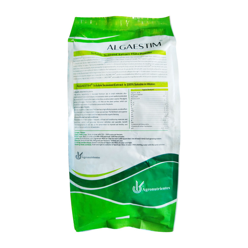 کود محرک رشد عصاره جلبک دریایی پودری آلگستیم مدل پری نوا وزن 1 کیلوگرم