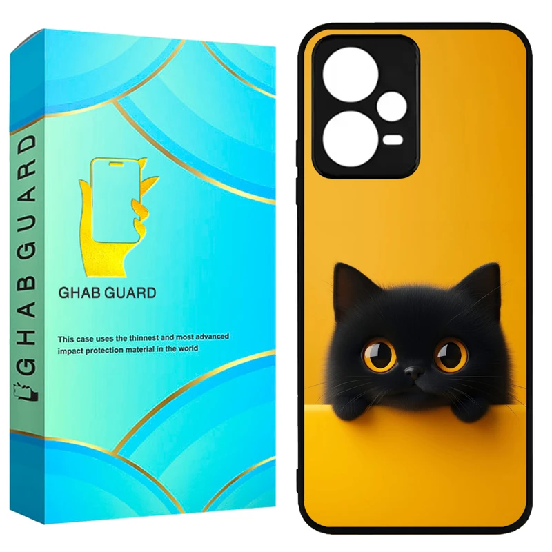 کاور قاب گارد طرح گربه مدل X5GCH مناسب برای گوشی موبایل شیائومی Poco X5 Pro 5G