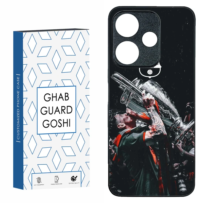 کاور قاب گارد گوشی طرح مسی کد TPU-123 مناسب برای گوشی موبایل شیائومی  REDMI 13  