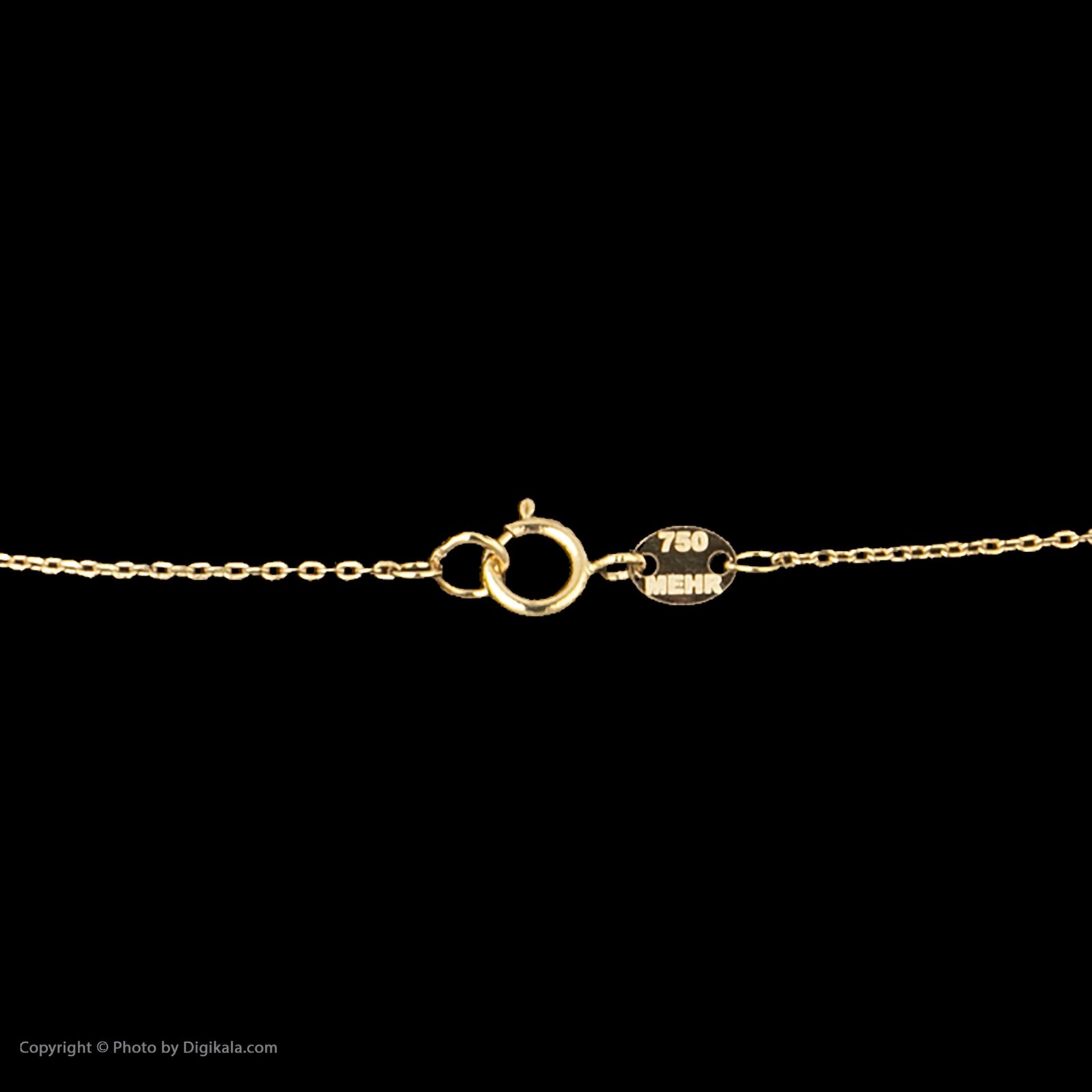 گردنبند طلا 18 عیار زنانه مایا ماهک مدل MM1185 -  - 4