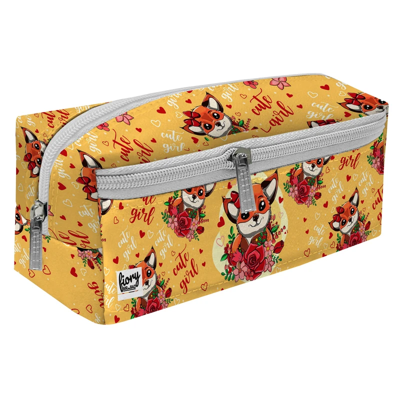 جامدادی مستر راد مدل سه زیپ طرح روباه شگفت انگیز کد fiory 2508