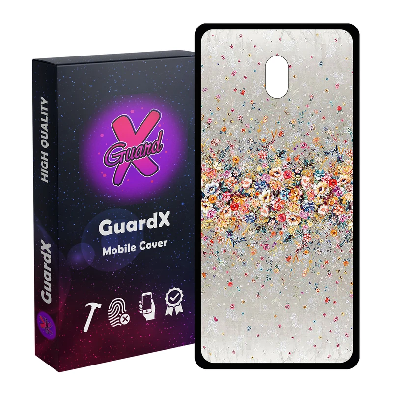 کاور گارد ایکس طرح Flower مدل Glass10409 مناسب برای گوشی موبایل شیائومی Redmi 8A