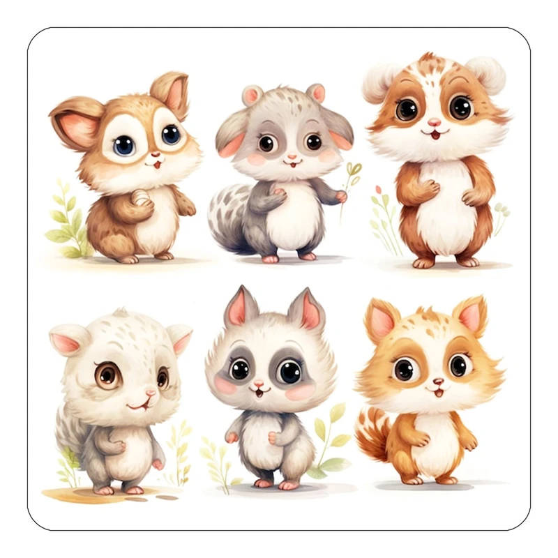 مگنت کاکتی طرح حیوانات کارتونی مدل mp28765