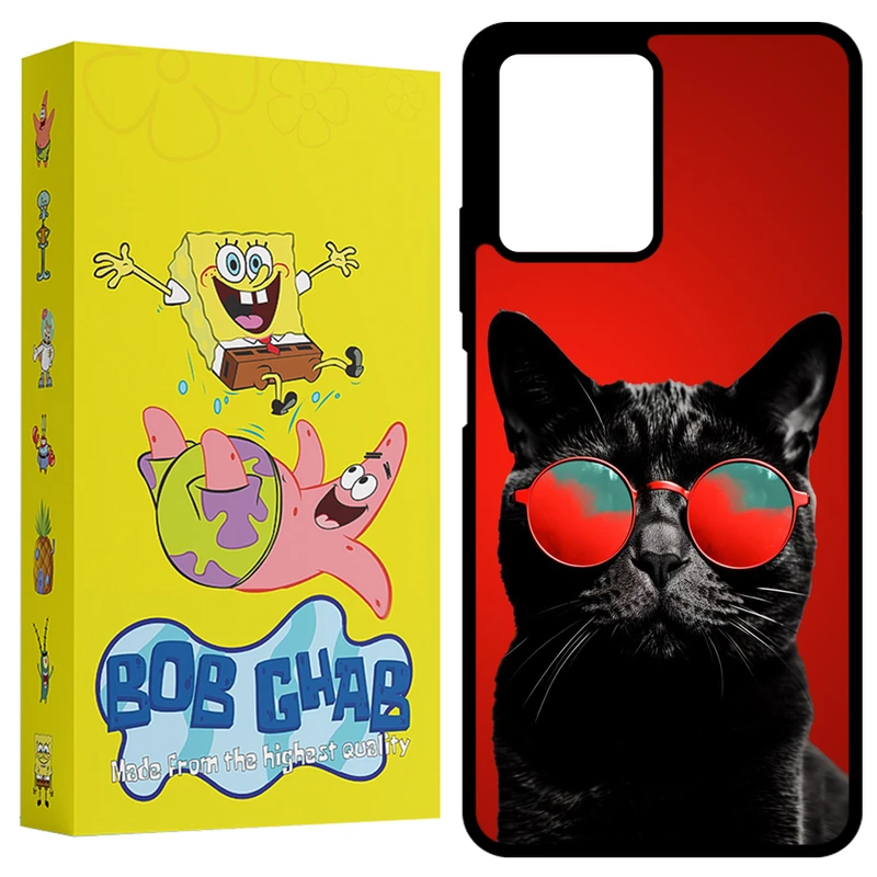 کاور باب قاب طرح گربه مدل BCPX5 مناسب برای گوشی موبایل شیائومی Poco X5 5G