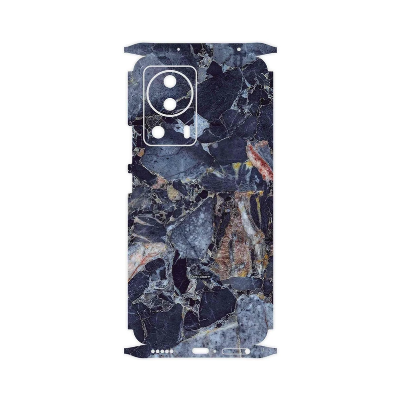 برچسب پوششی ماهوت مدل Broken black marble-FullSkin مناسب برای گوشی موبایل شیائومی 13 Lite