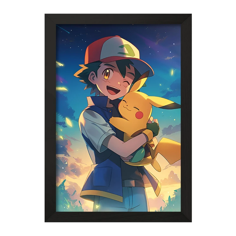 تابلو خندالو مدل انیمه پوکمون (pokemon) کد F12614